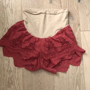 Linen Maternity Shorts